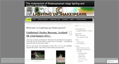 Desktop Screenshot of lightingupshakespeare.wordpress.com