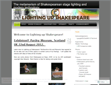 Tablet Screenshot of lightingupshakespeare.wordpress.com