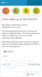 Mobile Screenshot of bluemangotheatre.wordpress.com