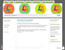 Tablet Screenshot of bluemangotheatre.wordpress.com