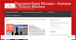 Desktop Screenshot of domainesaintnicolas.wordpress.com