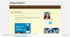 Desktop Screenshot of nadinanedelea.wordpress.com