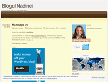 Tablet Screenshot of nadinanedelea.wordpress.com