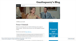 Desktop Screenshot of ganttsquarry.wordpress.com