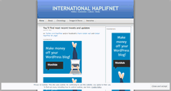 Desktop Screenshot of haplifnet.wordpress.com