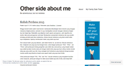 Desktop Screenshot of maulidi.wordpress.com