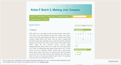 Desktop Screenshot of kelasfmjc.wordpress.com