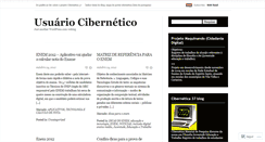 Desktop Screenshot of cibernetica37.wordpress.com