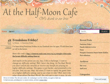 Tablet Screenshot of halfmooncafe.wordpress.com