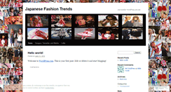 Desktop Screenshot of japanesefashiontrends.wordpress.com