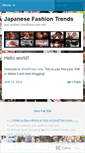 Mobile Screenshot of japanesefashiontrends.wordpress.com