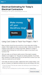 Mobile Screenshot of electricalestimating.wordpress.com