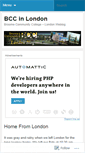 Mobile Screenshot of bcclondon.wordpress.com
