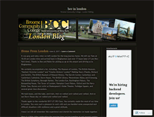 Tablet Screenshot of bcclondon.wordpress.com