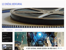 Tablet Screenshot of cinemamercurial.wordpress.com