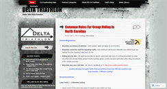 Desktop Screenshot of deltatriathlon.wordpress.com