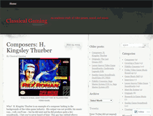 Tablet Screenshot of classicalgaming.wordpress.com