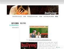 Tablet Screenshot of bullyingportalprofessor.wordpress.com