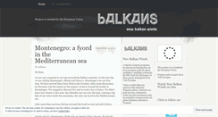 Desktop Screenshot of newbalkanwinds.wordpress.com