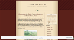 Desktop Screenshot of jasparandkale.wordpress.com