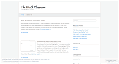 Desktop Screenshot of mathteacherorlando.wordpress.com