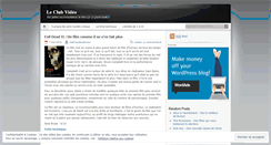 Desktop Screenshot of leclubvideo.wordpress.com