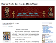 Tablet Screenshot of bisericaobirsiaclosani.wordpress.com