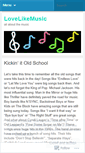 Mobile Screenshot of lovelikemusic.wordpress.com