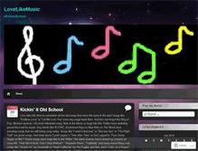 Tablet Screenshot of lovelikemusic.wordpress.com