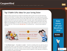 Tablet Screenshot of couponhindcom.wordpress.com
