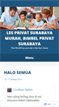 Mobile Screenshot of bimbelprivatsurabayamurah.wordpress.com