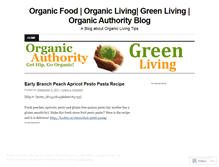 Tablet Screenshot of organicauthority.wordpress.com