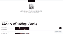 Desktop Screenshot of gothcupcake.wordpress.com