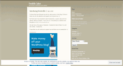 Desktop Screenshot of fredellacakes.wordpress.com