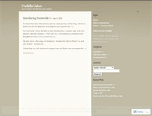 Tablet Screenshot of fredellacakes.wordpress.com