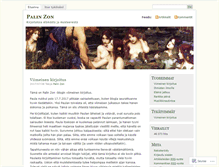 Tablet Screenshot of palinzon.wordpress.com
