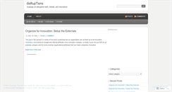 Desktop Screenshot of disruptions.wordpress.com