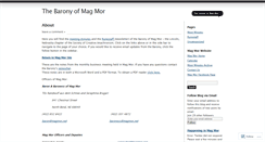 Desktop Screenshot of baronymagmor.wordpress.com
