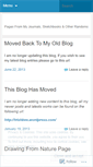 Mobile Screenshot of lostmusejournals.wordpress.com