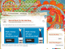 Tablet Screenshot of lostmusejournals.wordpress.com