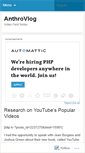 Mobile Screenshot of anthrovlog.wordpress.com