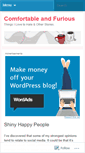 Mobile Screenshot of comfortableandfurious.wordpress.com