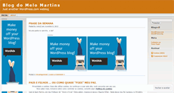 Desktop Screenshot of melomartins.wordpress.com