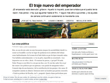 Tablet Screenshot of e1trajede1emperador.wordpress.com