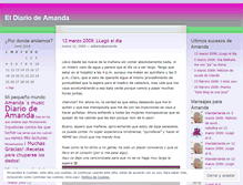 Tablet Screenshot of eldiariodeamanda.wordpress.com