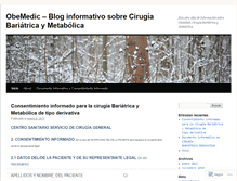 Tablet Screenshot of obemedic.wordpress.com
