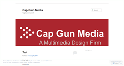 Desktop Screenshot of capgunmedia.wordpress.com