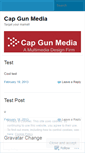 Mobile Screenshot of capgunmedia.wordpress.com