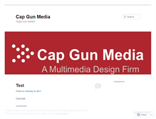 Tablet Screenshot of capgunmedia.wordpress.com