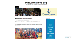 Desktop Screenshot of deltagammamsu.wordpress.com